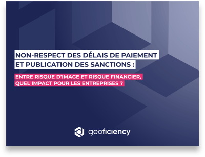 Etude geoficiency - Non-respect des délais de paiement et publication des sanctions : Entre risque d'image et risque financier, quel impact pour les entreprises ?